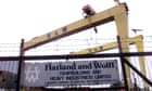 UK should ‘repurpose’ Belfast shipyard to make green infrastructure