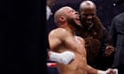 Chris Eubank Jr beats Conor Benn by unanimous decision after frenetic brawl