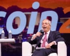 Reform UK to accept donations via bitcoin, Nigel Farage says