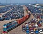 China exports beat expectations despite slump in trade with US