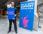 Protests planned as Scottish parliament holds free vote on assisted dying bill