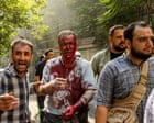 ‘There’s a smell of death in the air’: chaos in Tehran as residents try to flee or find shelter