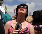 Festivalgoers fight to keep cool as 30C heatwave hits Glastonbury
