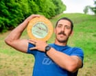‘Try to stay on your feet’: Cheese-rolling champion reveals secrets to his success
