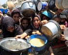‘Hungry aid staff fainting’ as starvation spreads in Gaza and truce hopes fade