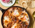 Frittata, ‘egg and chips’ and a bean feast: Sami Tamimi’s brunch recipes from Palestine