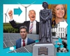 ‘An enormous scar’: the battle over solar farms and pylons as Reform UK takes aim at net zero