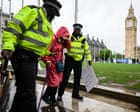More than 100 arrested across UK at protests related to Palestine Action