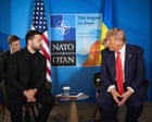 Trump rules out Ukraine reclaiming Crimea or joining Nato as European leaders gather in Washington