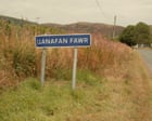 ‘Why here?’: inside mid-Wales village where far-right figure has created a settlement