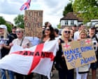 Members of far-right party organising asylum hotel protests across UK, Facebook posts show