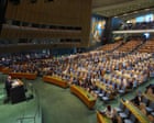 Netanyahu vows to ‘finish job’ in Gaza during UN speech as delegates walk out