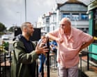 ‘We have to tell an alternative story’: Green leader Polanski chats to Nigel Farage’s constituents