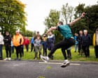 ‘Same magic’: ancient Irish road bowling has been revived by TikTok, drones and Bill Murray