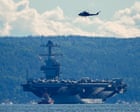 Pentagon deploys top aircraft carrier as Trump militarisation of Caribbean ratchets up