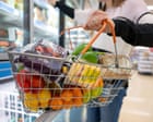 UK inflation stays at 3.8% as food price rises slow for first time since March – business live
