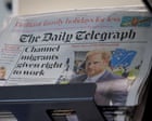 Lord Rothermere’s Telegraph takeover strengthens UK media’s rightwing tilt
