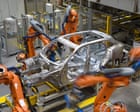 UK economy shrank in September as JLR hack hammers production output – business live
