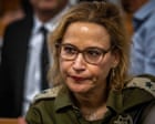 Israel top military lawyer arrested after she admitted leaking video of soldiers’ abuse