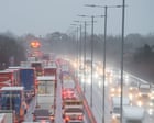 UK’s roads and airports brace for busiest Christmas getaway on record