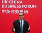 Trump says ‘very dangerous’ for UK to do business with China, after Starmer hails progress in Beijing