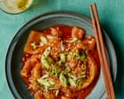 Nadiya Hussain’s recipes for chicken half-moons and rice paper tteokbokki