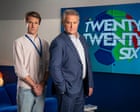 Twenty Twenty Six review – Hugh Bonneville’s World Cup comedy wields jokes as subtly as foam mallets