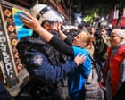 ‘This is a symbol for Europe’: streets of Belgrade resound with joy after Vučić defeat